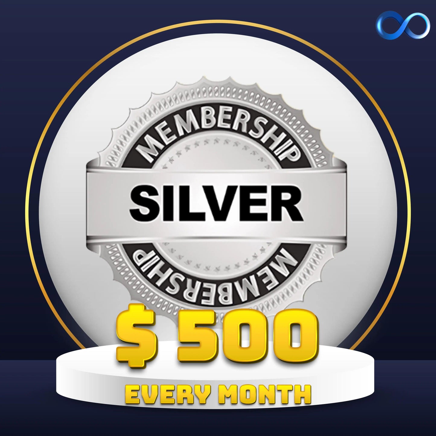 Silver Investment Package Monthly revenue: $ 500 every month / for life time